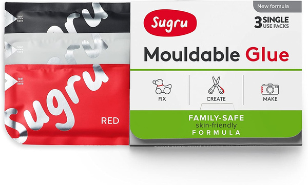 Sugru Moldable Glue - Family-Safe - All-Purpose Adhesive, Suitable